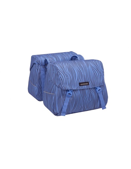 New Looxs fietstas dubbel Joli Alma blue 37L