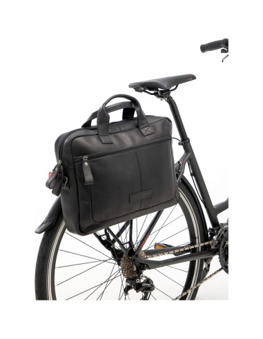 New Looxs laptoptas Luko leer zwart 7.5L 15 inch