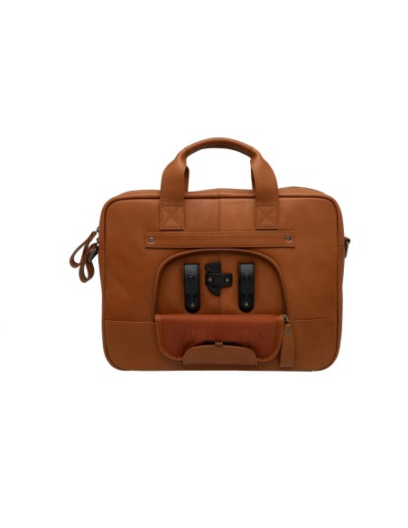 New Looxs laptoptas Luko leer cognac 7.5L 15 inch