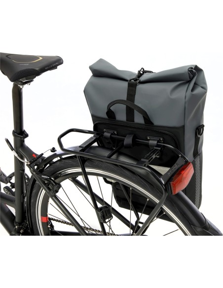 New Looxs fietstas enkel Nyborg donkergrijs/zwart 17L
