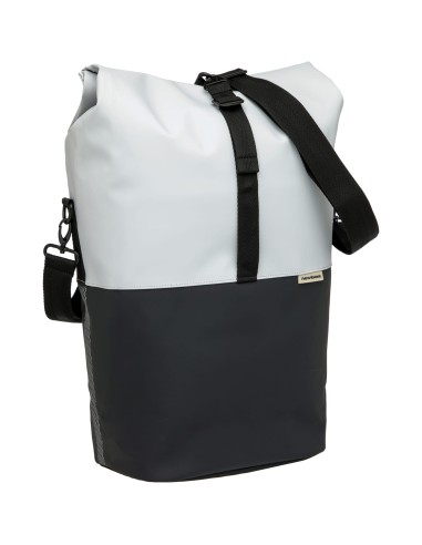 New Looxs fietstas enkel Nyborg lichtgrijs/zwart 17L