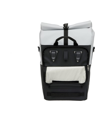 New Looxs fietstas enkel Nyborg lichtgrijs/zwart 17L