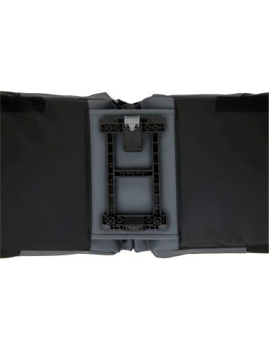 New Looxs fietstas dubbel Nyborg donkergrijs/zwart MIK 34L