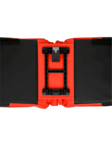 New Looxs fietstas dubbel Nyborg rood/zwart MIK 34L