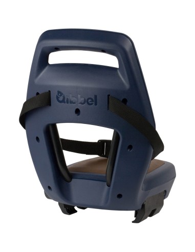 Qibbel achterzitje Junior 6+ drager bev. blauw/bruin