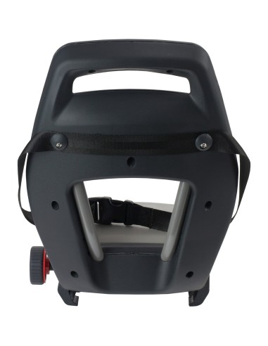 Qibbel achterzitje Junior 6+ Granite Grey - antraciet/grijs