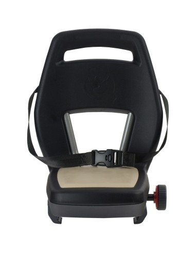 Qibbel achterzitje Junior 6+ drager bev. zwart/khaki