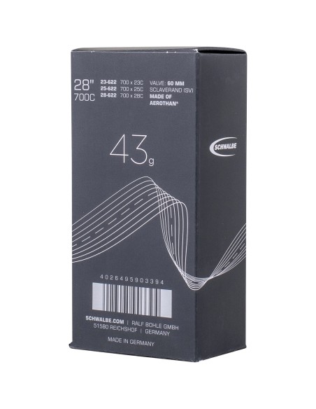 Schwalbe bnb SV20E Aerothan 28 x 0.75-1.10 fv 60mm