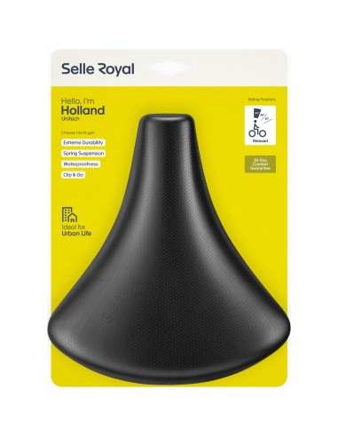 Selle Royal zadel Holland Unitech zwart