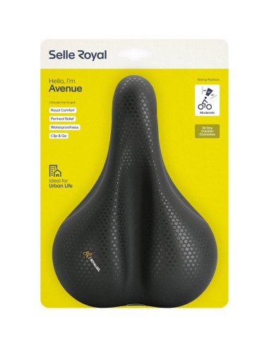 Selle Royal zadel Avenue Moderate zwart
