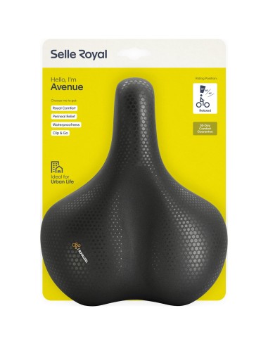 Selle Royal zadel Avenue Relaxed zwart