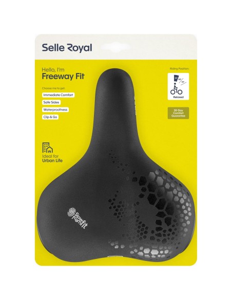 Selle Royal zadel Freeway Fit Relaxed zwart