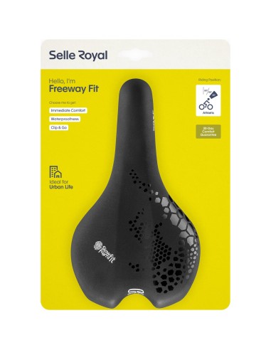 Selle Royal zadel Freeway Fit Athletic zwart