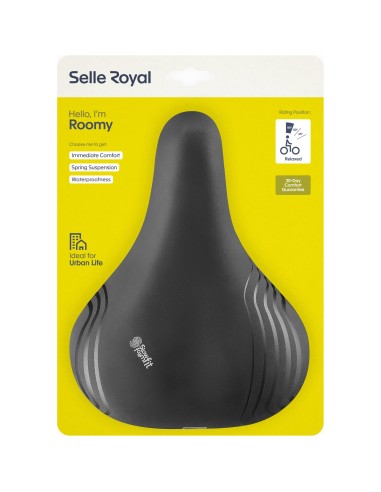 Selle Royal zadel Roomy Relaxed zwart