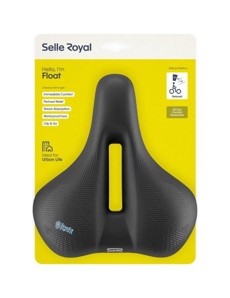 Selle Royal zadel Float Relaxed zwart