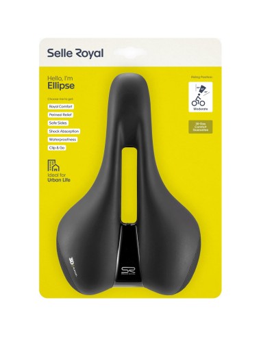 Selle Royal zadel Ellipse Moderate zwart