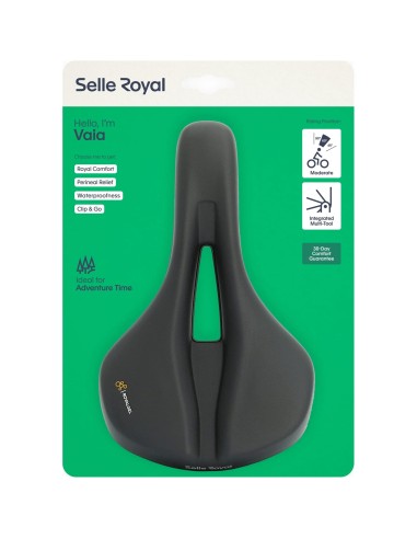 Selle Royal zadel Vaia Moderate zwart