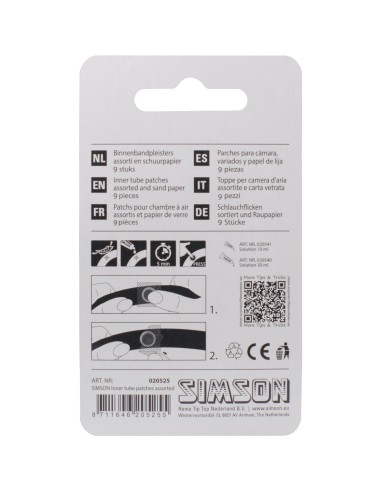 Simson plakkers assorti (9)