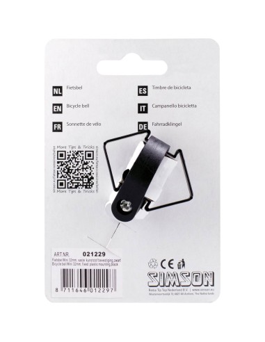 Simson bel Mini 32mm zwart