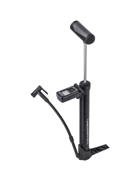 Topeak minipomp Turbo Morph Digital met pompslang 13 cm