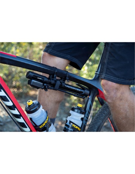 Topeak minipomp Turbo Morph Digital met pompslang 13 cm