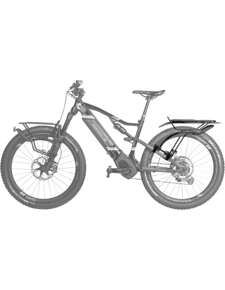 Topeak spatbord achter Tetrarack Fender M2