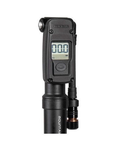 Topeak minipomp Mountain Digital 2Stage met slang 7.5 cm