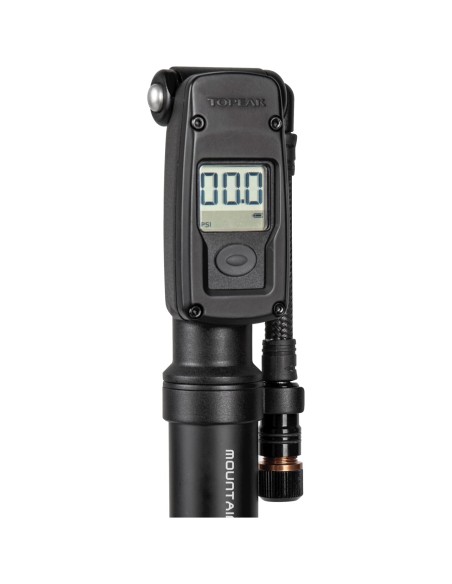 Topeak minipomp Mountain Digital 2Stage met slang 7.5 cm