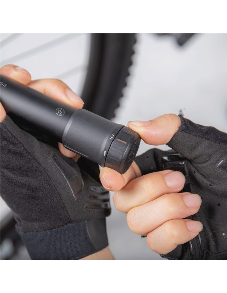 Topeak minipomp Mountain Digital 2Stage met slang 7.5 cm