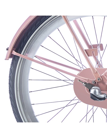Alpina spatbordstang set 26 Clubb desert pink matt