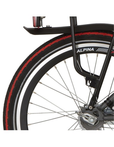 Alpina spatbord set Yabber 20-22 pvc black