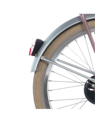 Alpina spatbord set + stang 20 Cargo silver matt