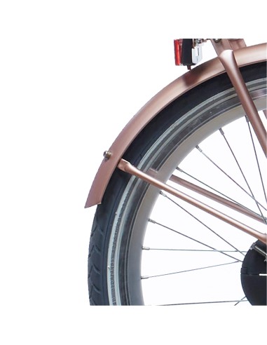 Alpina spatbord set + stang 20 Clubb rose gold matt