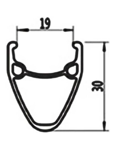 Cortina velg J19DG Black