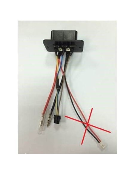 Cortina Ecomo accu stekker/connector 5 pins 24V