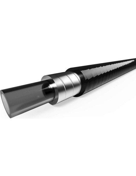 Elvedes rol rem buitenkabel 4,9mm wit 30m