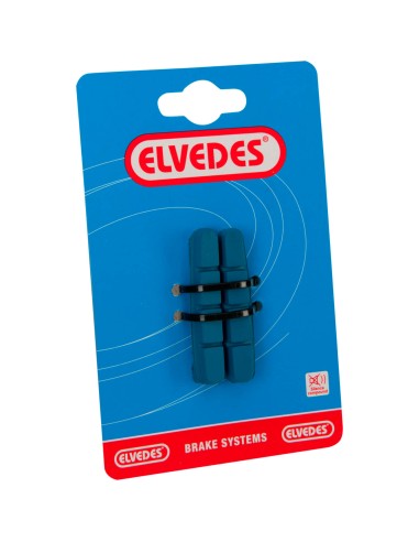 Elvedes remblokrubber race Shimano 55mm carbon blue comp