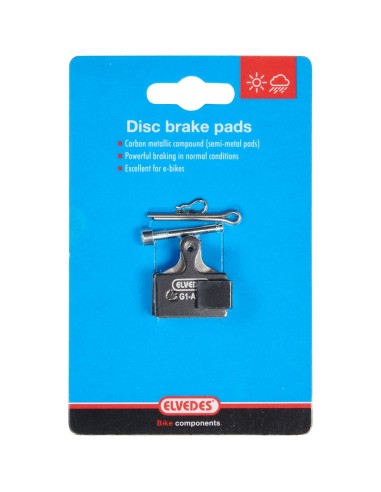 Elvedes schijfremblok Shimano BR-RS805 metallic carbon