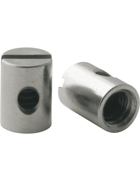 Elvedes schroefnippels 5×7mm messing (50)