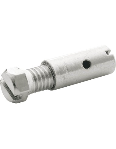 Elvedes schroefnippels 6×14mm messing (50)