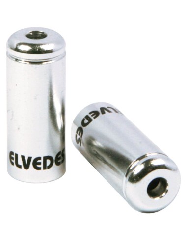 Elvedes gesealede ferrules 5,0mm zilver (50)