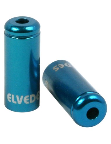 Elvedes gesealede ferrules 5,0mm blauw (50)