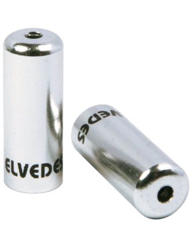 Elvedes gesealede ferrules 4,3mm zilver (50)