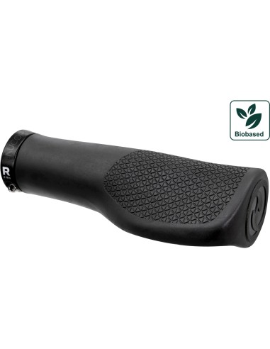 Herrmans handvatten Nucore Grip town peak 130mm zwart