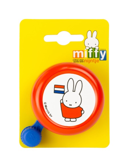 Widek kinderbel Nijntje met vlag oranje op kaart
