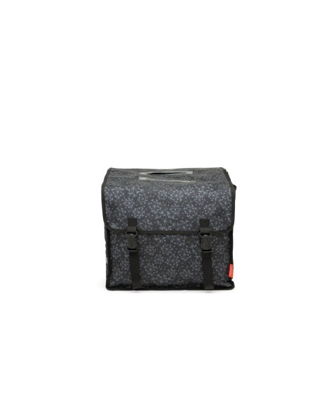 Cameo fietstas dubbel Tara black 25L