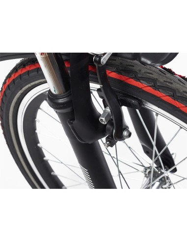 Deli Tire btb SA-206 22 x 1.75 zw oranje streep refl
