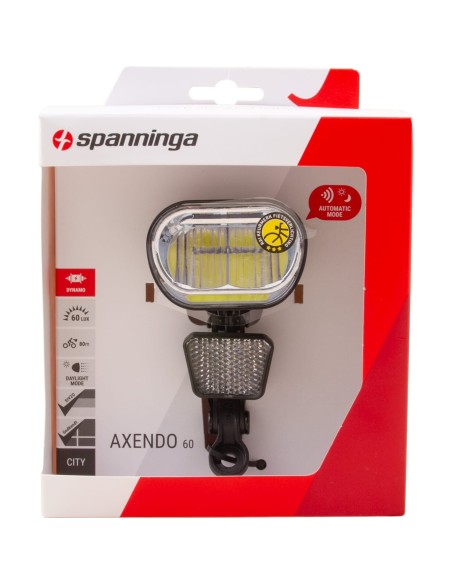Spanninga koplamp Axendo 60 XDASTc auto dynamo