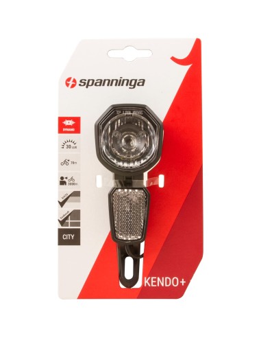 Spanninga koplamp Kendo + XDOc dynamo 30 lux