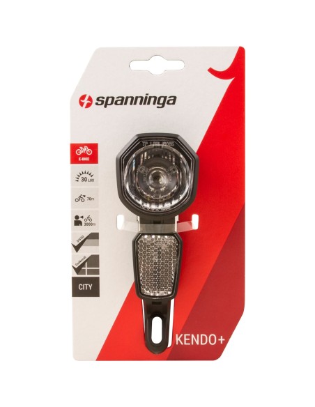 Spanninga koplamp Kendo XE + 6-36v E-bike 30 lux